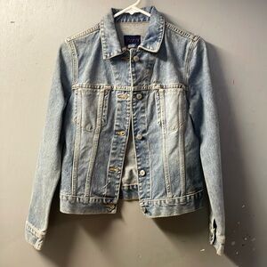 vintage The Limited Denim XS trucker Jean Jacket Distressed Rodeo Cowgirl
